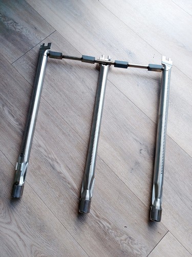 Stainless steel burner gas - stainless, 3-burner
