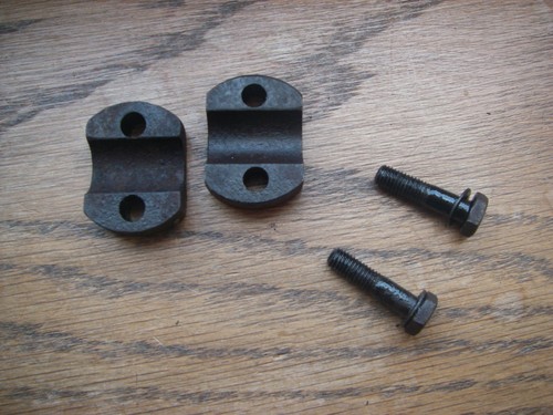 Bsa bantam fork end caps - bsa,