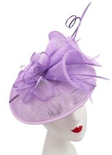 Fascinator Women's Large Headband Clip Hat For Weddings Ladies Day Races Ascot