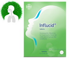 Influcid Homeopathic Cold & Flu Treatment High Fever Headache Cough Muscle Pain