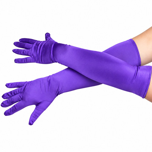 Ladies long purple opera - long,