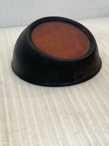 Vintage amber angled reflector - amber,