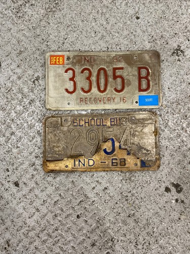 Old vintage license - 2,
