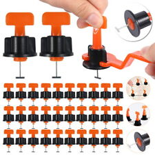 50/1000pcs Tile Leveling System Kit Reusable Tile Spacer Wall Floor Clips Tools