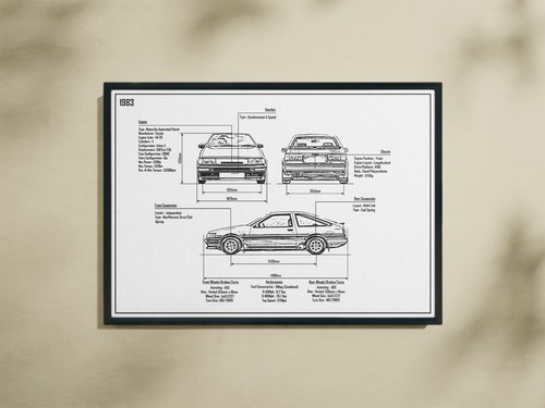 Inspired toyota corolla gt - by,