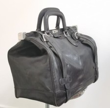 ALDO RAFFA - Gentlemans Travel Bag - Handmade Leather with polished steel.