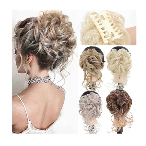 Messy bun hair - hair, clip