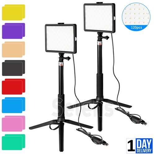 2pcs led video lighting kit - 8",
