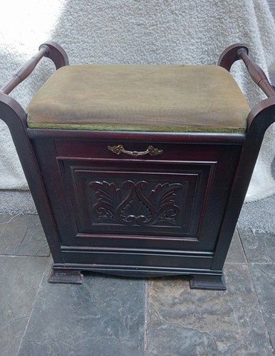Piano stool with - stool, storage