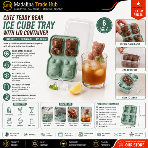 Cute teddy bear - teddy, ice
