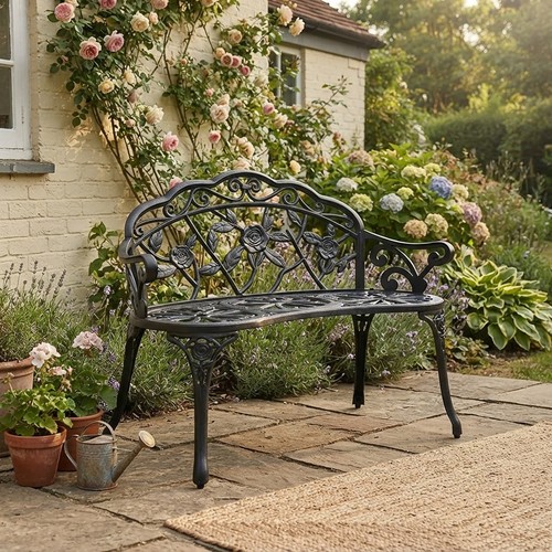 Sturdy cast iron antique patio - cast,