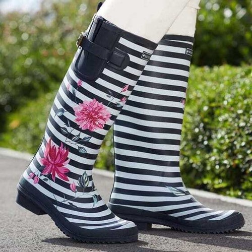 Fleur rubber wellingtons - rubber,