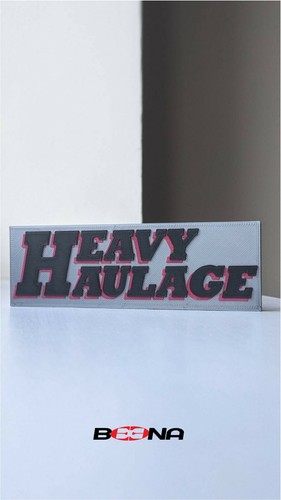 Heavy haulage logo display - ,