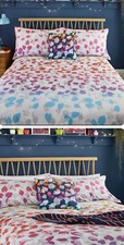 CLARISSA HULSE Hearts SUPERKING SIZE DUVET COVER 2 PILLOWCASES 100% COTTON £125