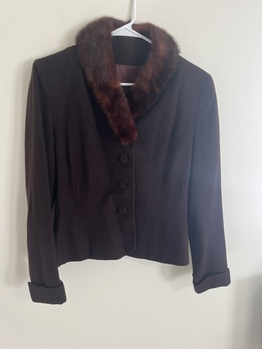 Vintage fur coat - vintage, xs