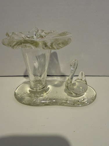 Vintage hand blown art - hand-blown, glass