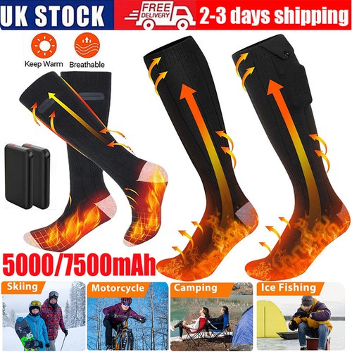 Electric heated socks - heated,