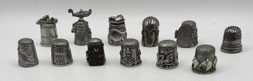 Assorted vintage pewter - x,