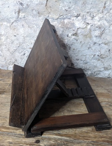 Vintage wooden book stand - book, stand-