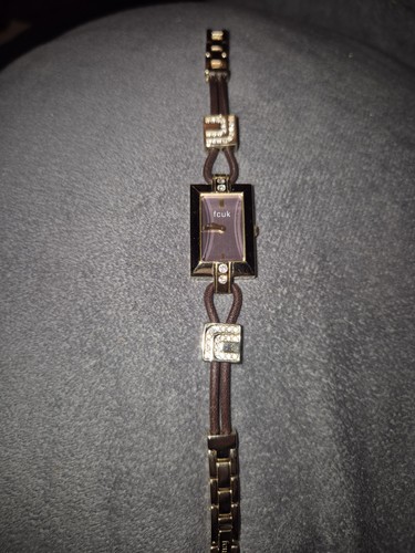Fcuk watch ladies gold tone - fcuk,