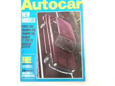 Autocar 1967.Daimler 2.5 V8.Triumph 1300. TR5.Sunbeam Stiletto.Simca 1100.COOPER