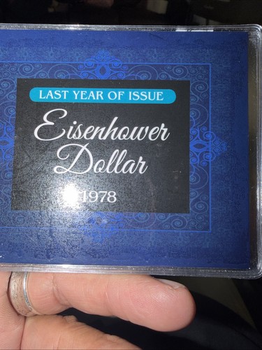 1978 eisenhower coin last - eisenhower, "last