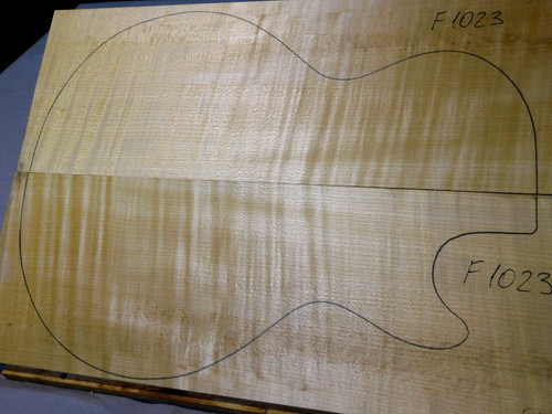 Flame maple carved top - carved,