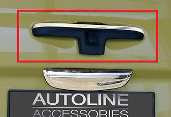 Upper chrome rear - rear, door