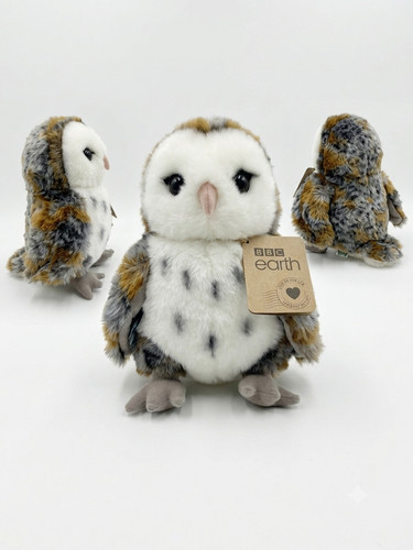 Bbc earth owl - plush, soft