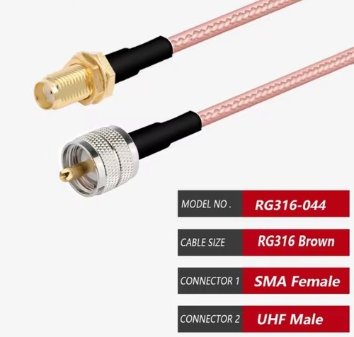 Uhf male pl259 so239 sma - male, to