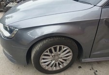 13-19 AUDI A3 8V PASSENGER FRONT WING GREY LX7R