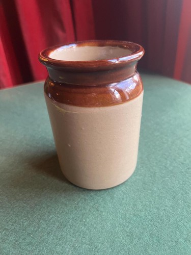 Vintage stoneware small crock