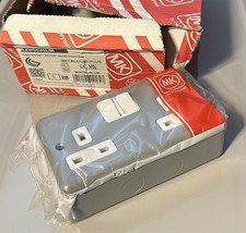 MK K2946ALM Metal Clad 2 Gang