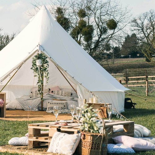 Bell tent polycotton with - 4m,