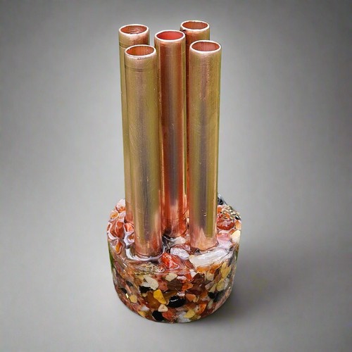 Sunset pipe copper orgonite - pipe,