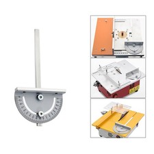 Table-Saw T-slot Miter Gauge DIY Angle Ruler Handmade Track Measuring Tool