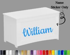 Personalised toy box Name