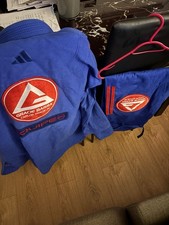 BJJ GB adidas® Stronger Together Kimono - Blue - Size A2. Worn Approx 10 Times