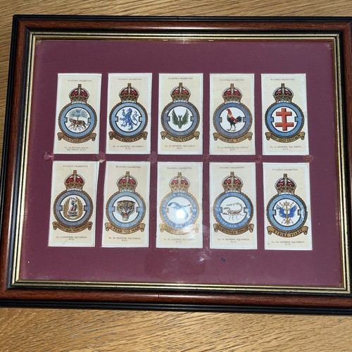 Framed set raf squadron - 10,