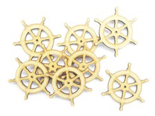 Wooden MDF Steering Wheel Shapes Sailing Ship Boat Sea Crafting Craft Shape