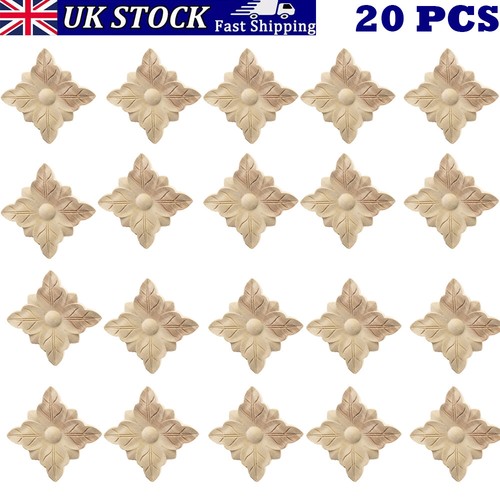 5x5 unpainted wooden carved - 5x5,