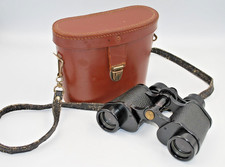 Lizars Lomond Coated Optics 8x30 Field 7.5° Black Binoculars With Brown Case