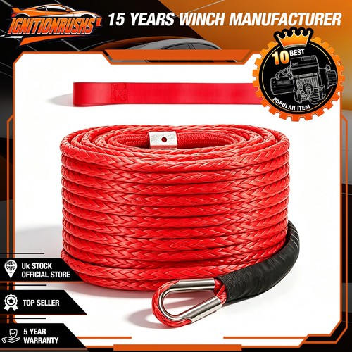 13500lbs winch synthetic - winch, rope