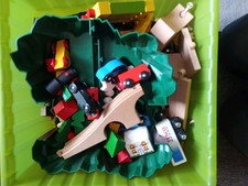 Wooden Train Set Bundle Track