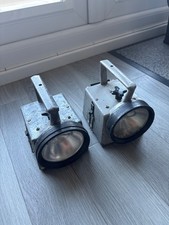 Vintage Multi- Coloured Railway bardic Lamps x 2