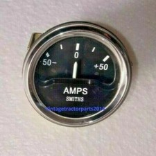 Smiths Ancillary Battery Charge 50-50 Ammeter Gauge Chrome Rim 52mm 2" BC