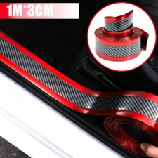 Car Carbon Fiber Red Door Sill