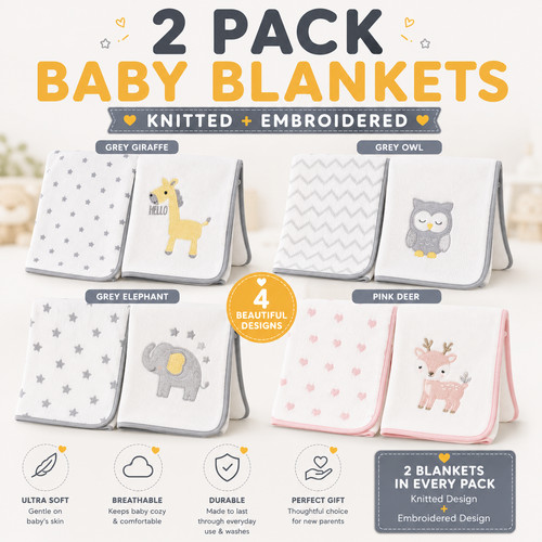 Pack baby blankets 100 - 2,