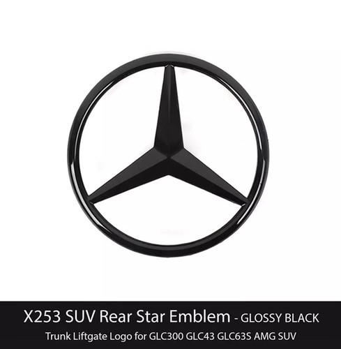 Gloss black mercedes benz glc - black,