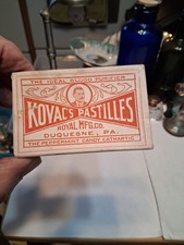 EARLY DUQUESNE, PENNSYLVANIA  PATENT MEDICINE WITH CONTENTS